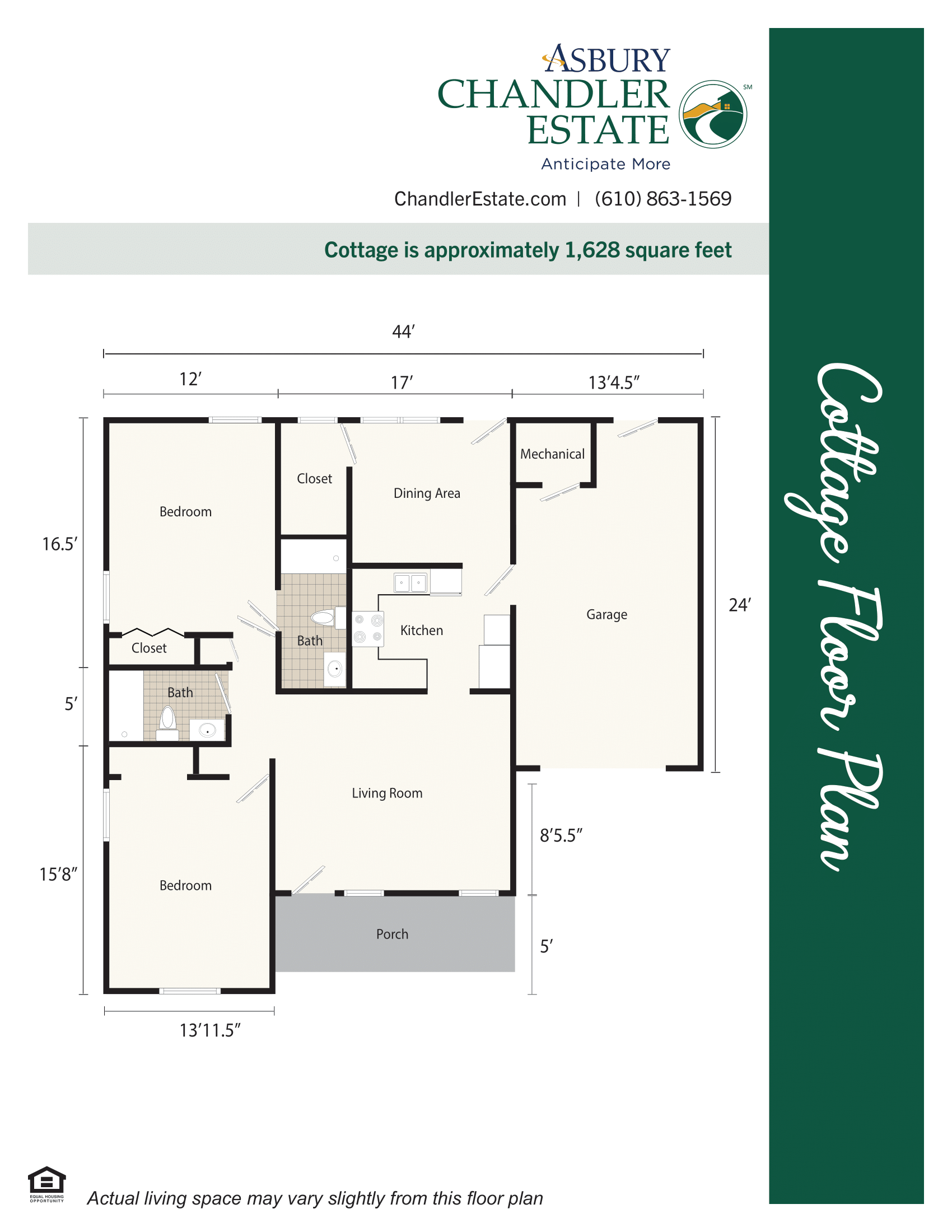 Chandler Cottage Floor Plan