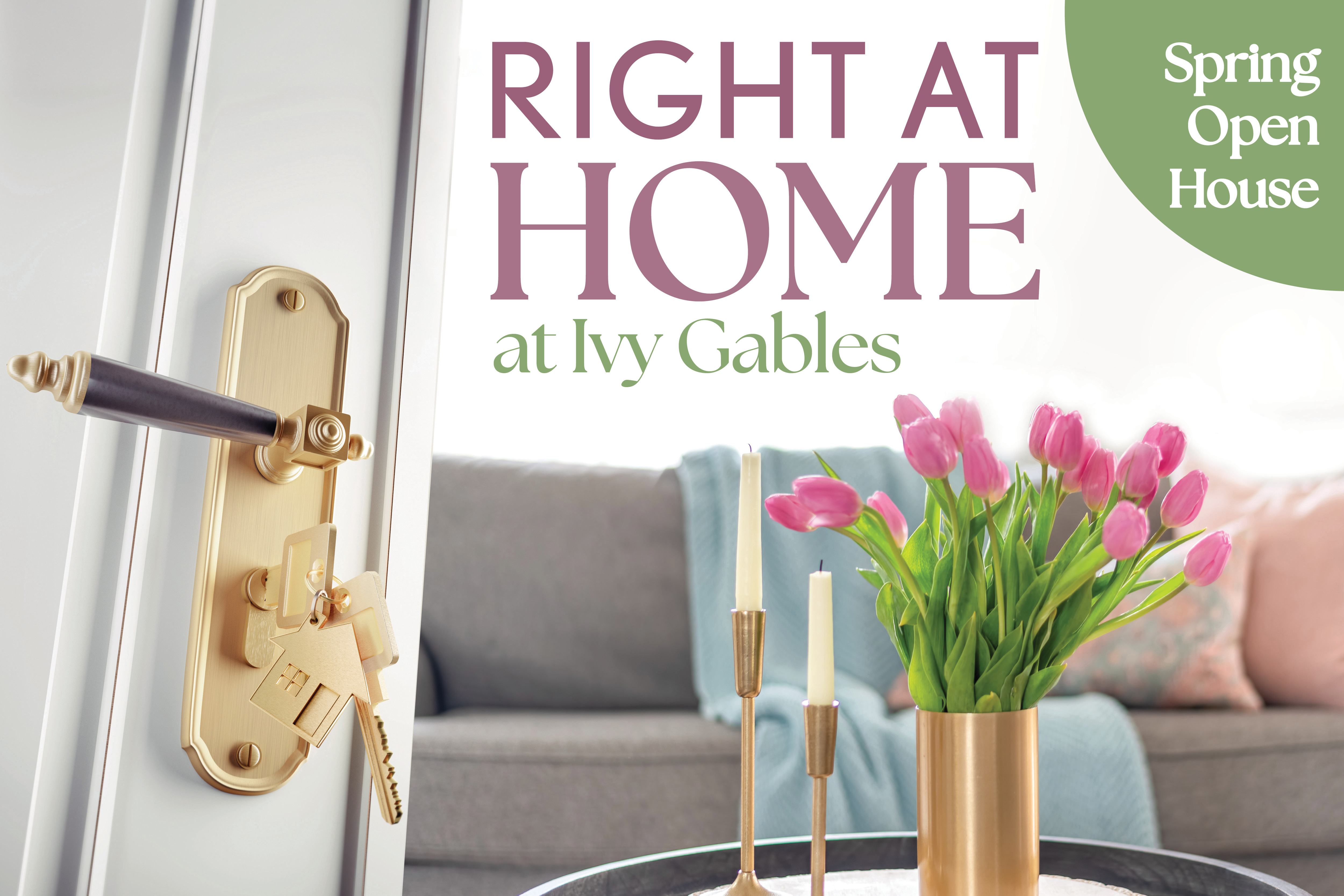 Spring open house flyer