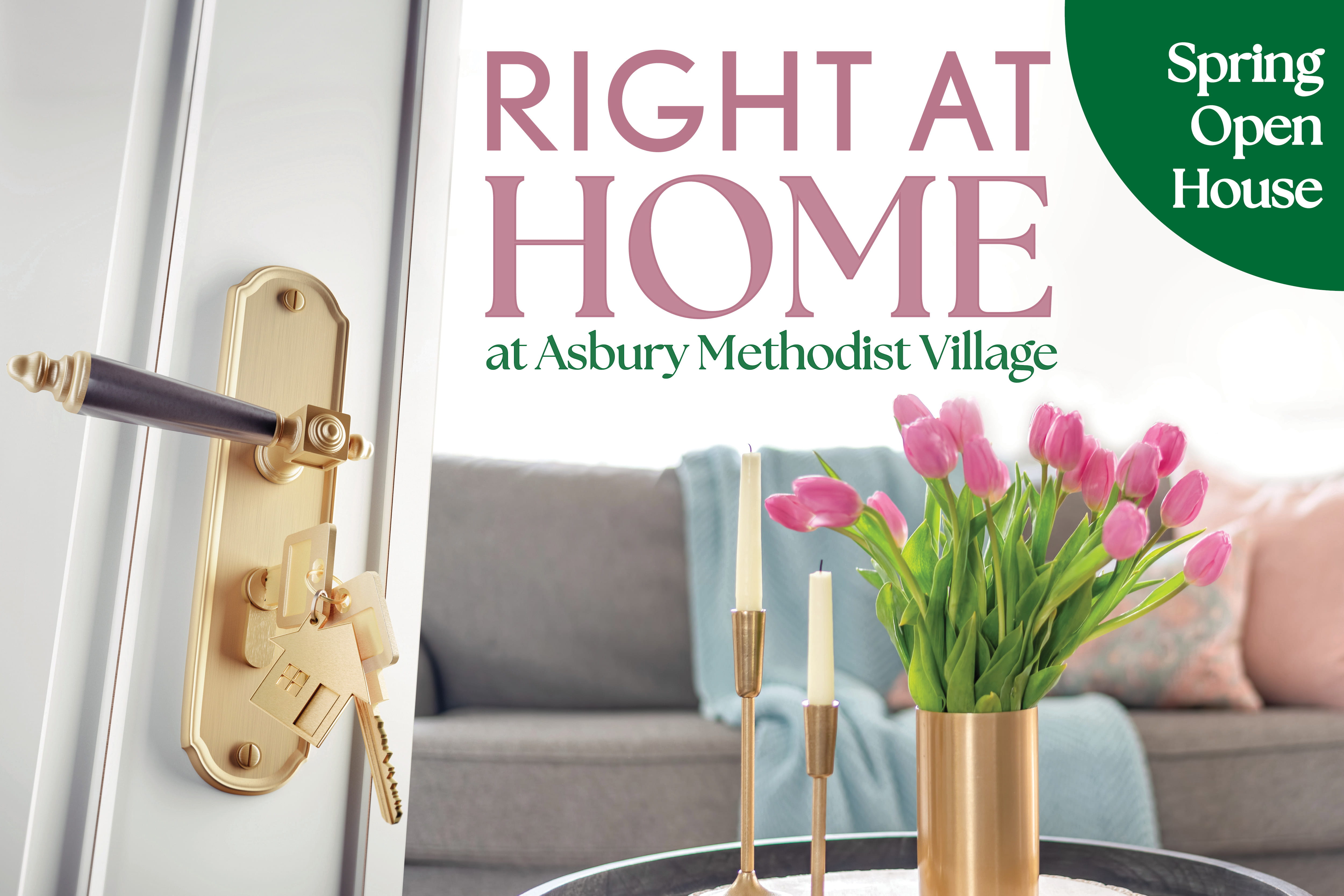 Right at Home Spring Open House Flyer