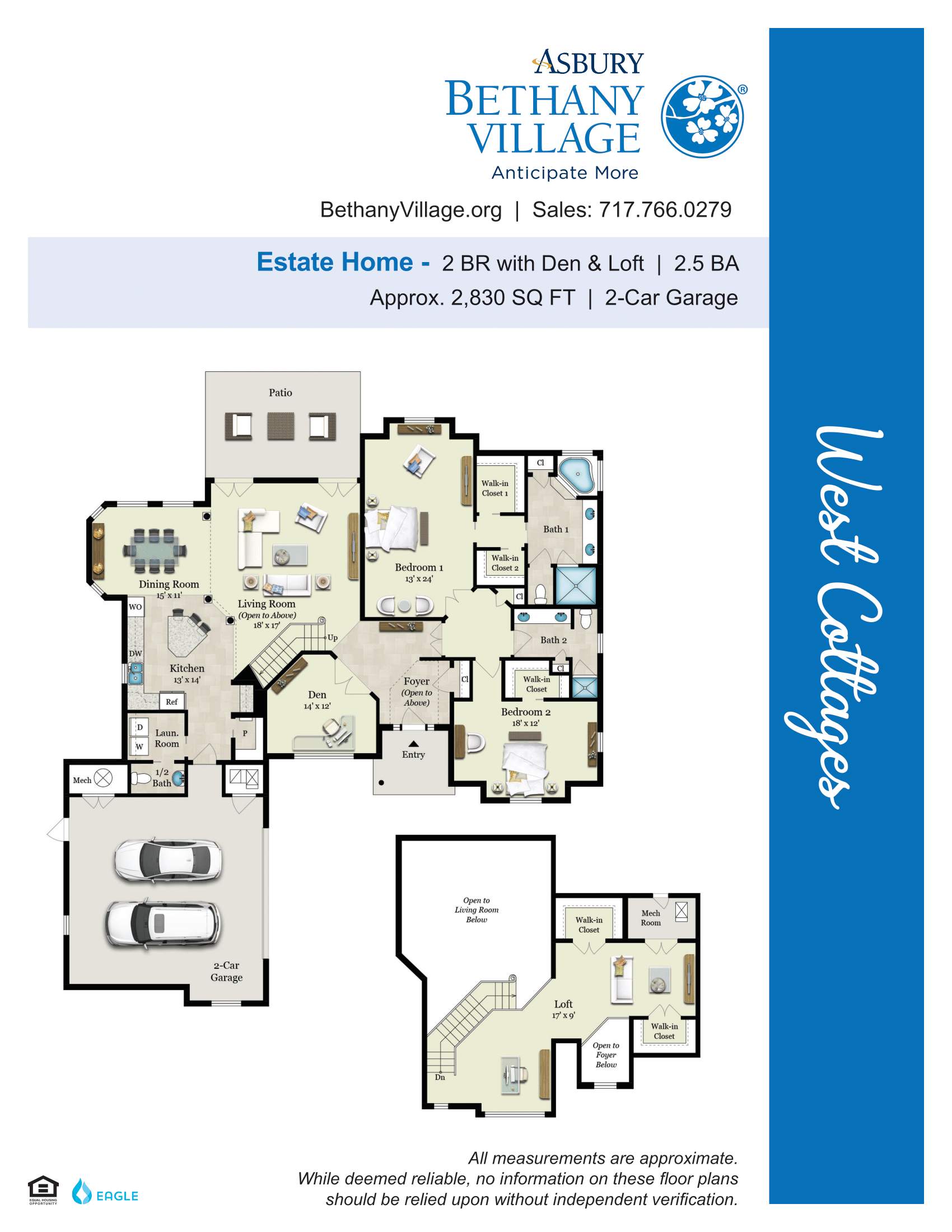 BV West Cottage Estate Home Floor Plan-1