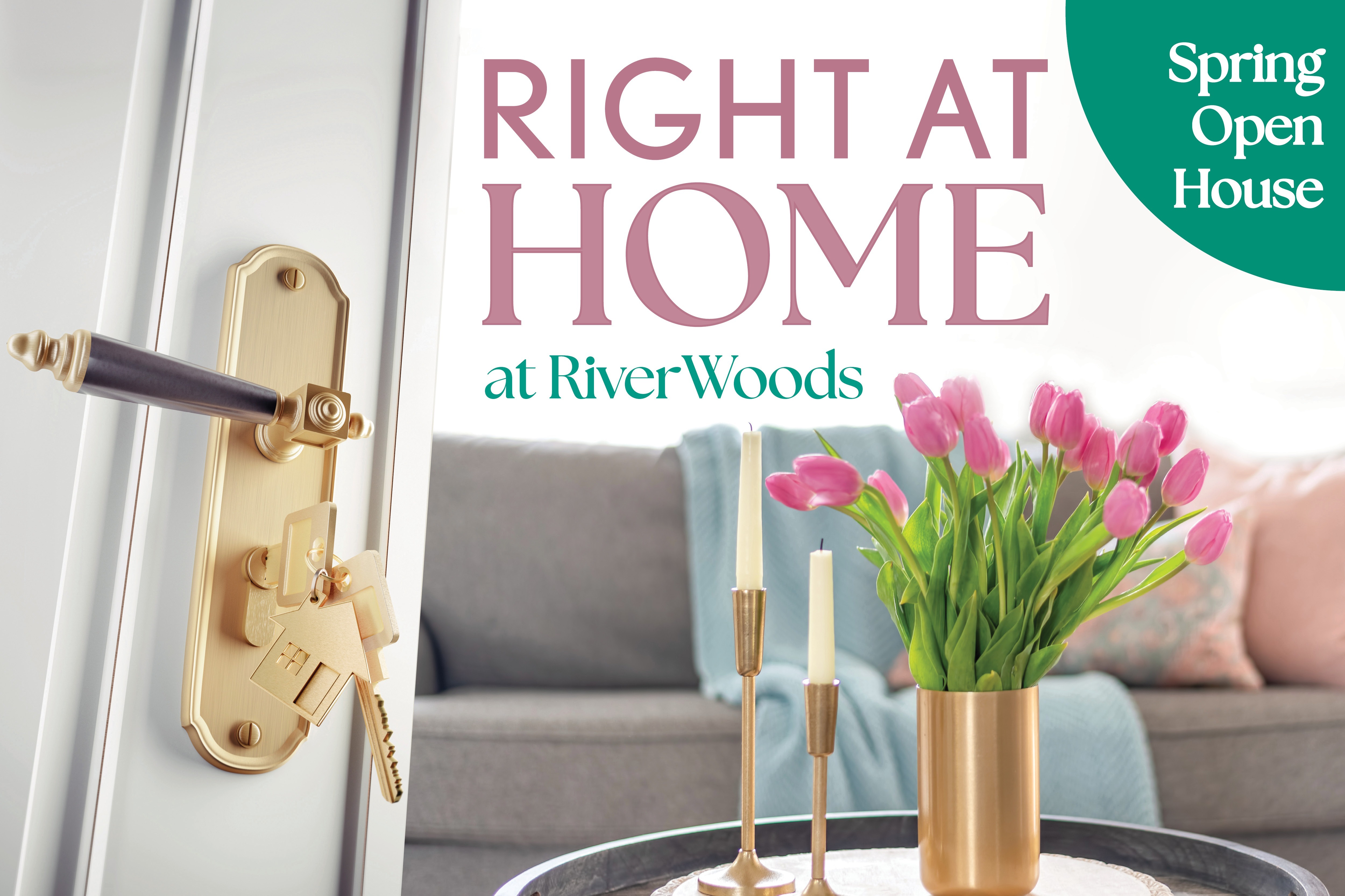 Riverwoods Spring Open House Flyer