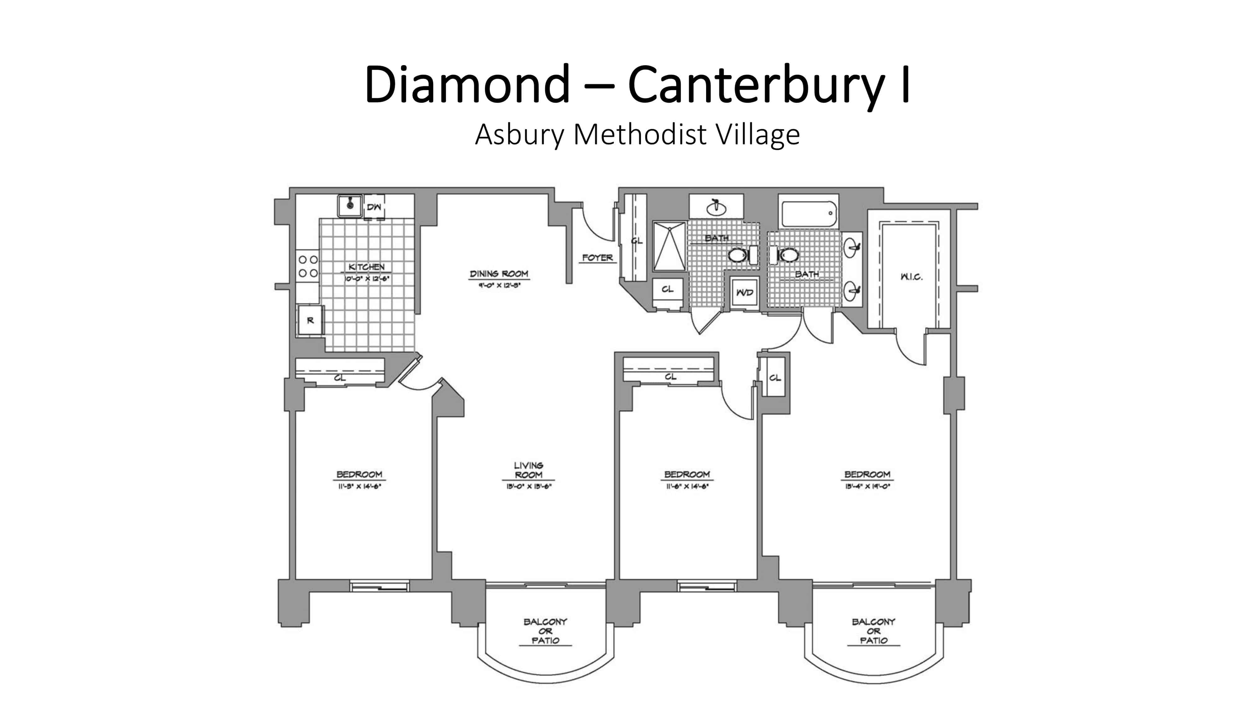 Asbury Methodist Village Diamond - Canterbury I