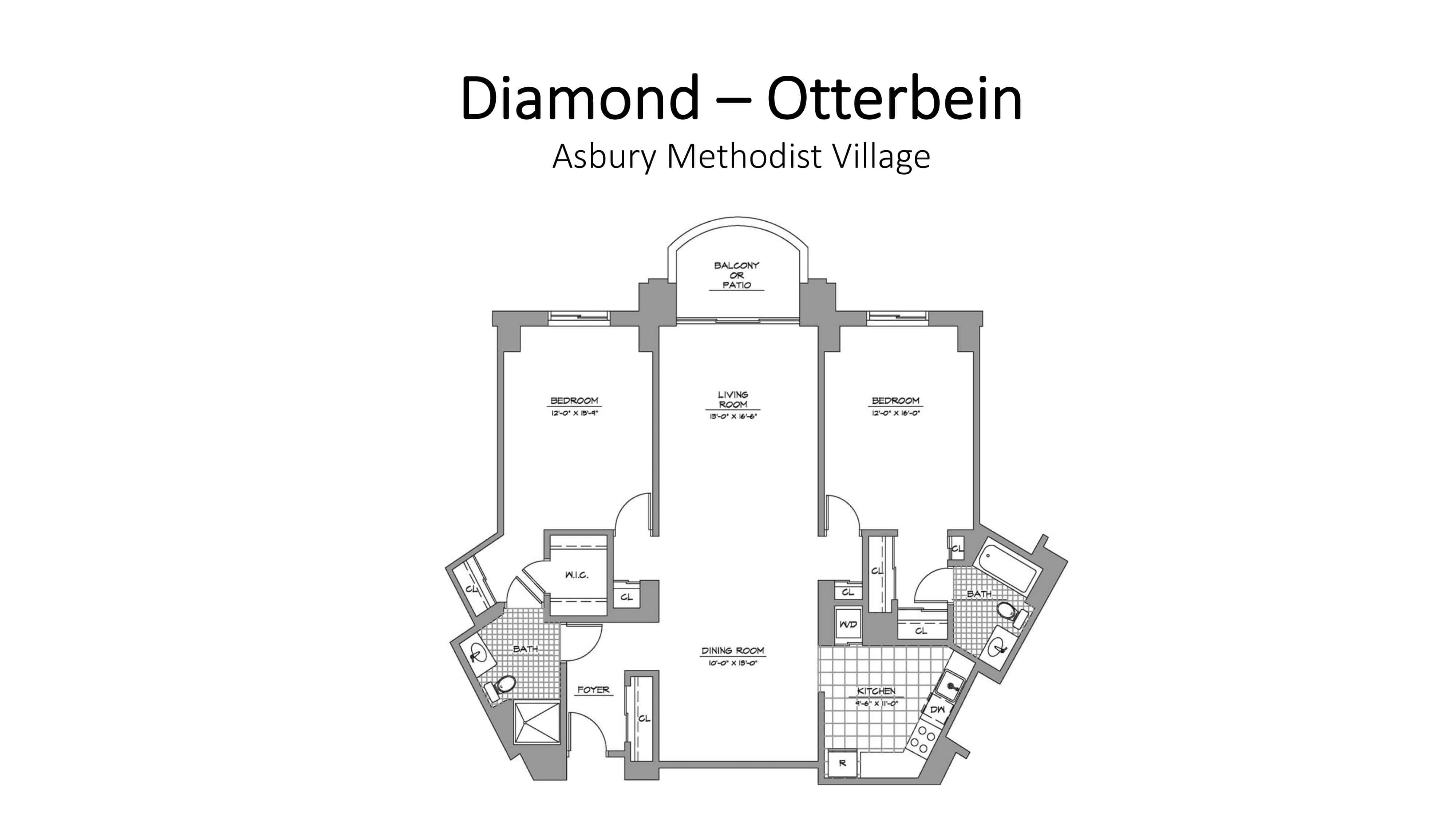 Asbury Methodist Village Diamond - Otterbein