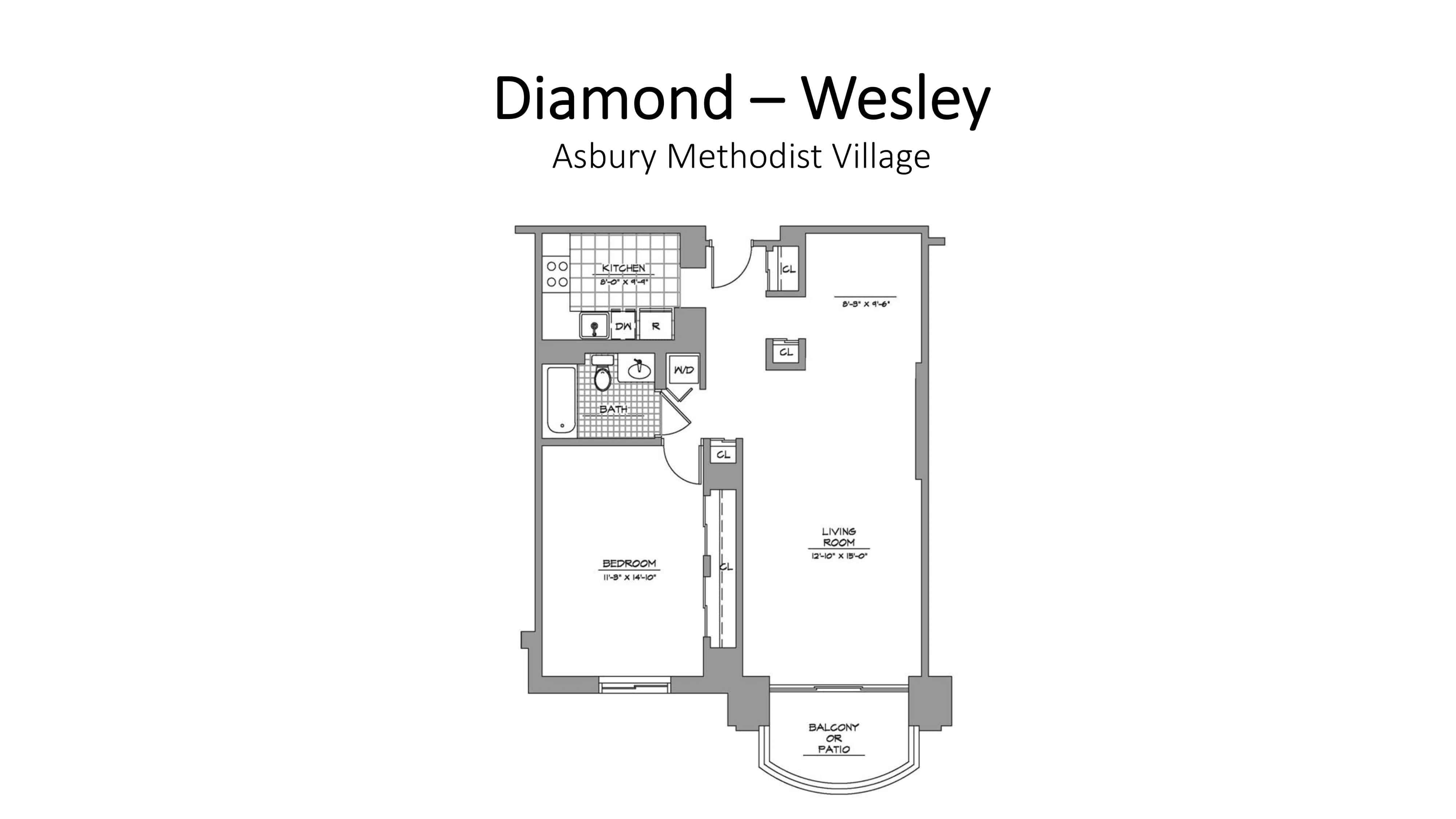 Asbury Methodist Village Diamond - Wesley