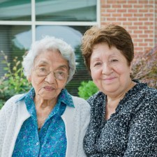 mom and daughter