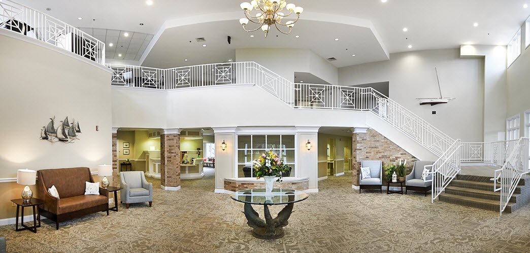 main lobby of asbury solomons