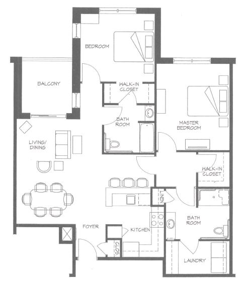 Bethany Village Carnegie Floor Plan