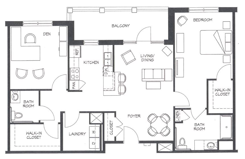 Bethany Village Eisenhower Floor Plan