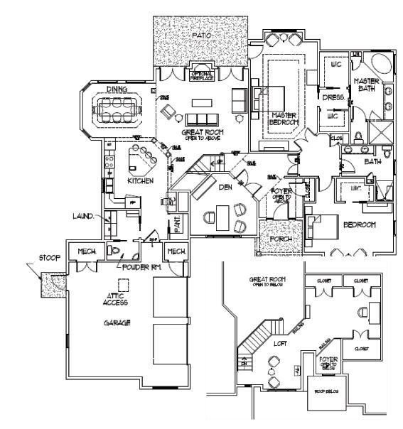 Bethany Village Estate Home Floor Plan