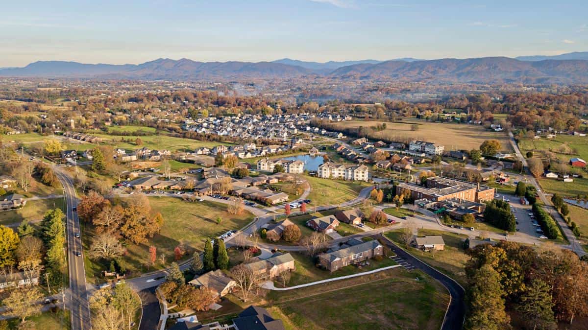 Areal view of Maryville