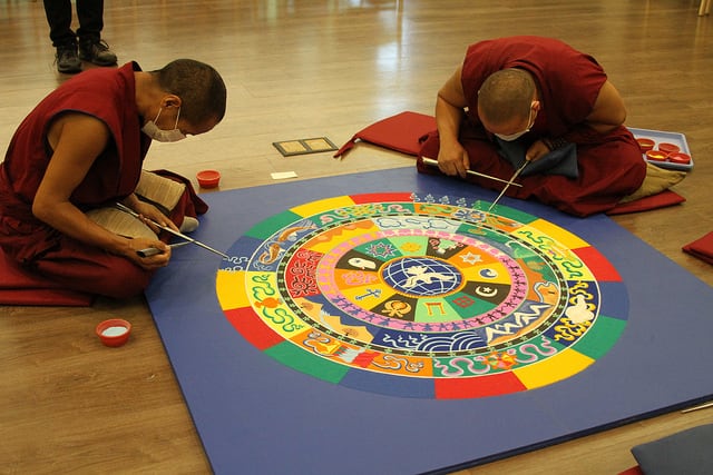 Tibetan Monks Bring Art & Peace to Asbury