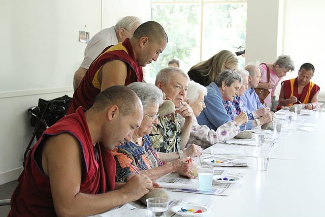 Tibetan Monks Bring Art & Peace to Asbury