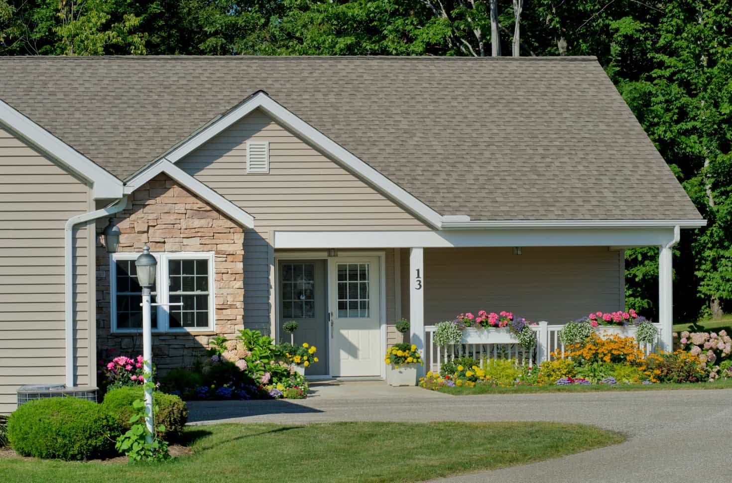 exterior view of garden home