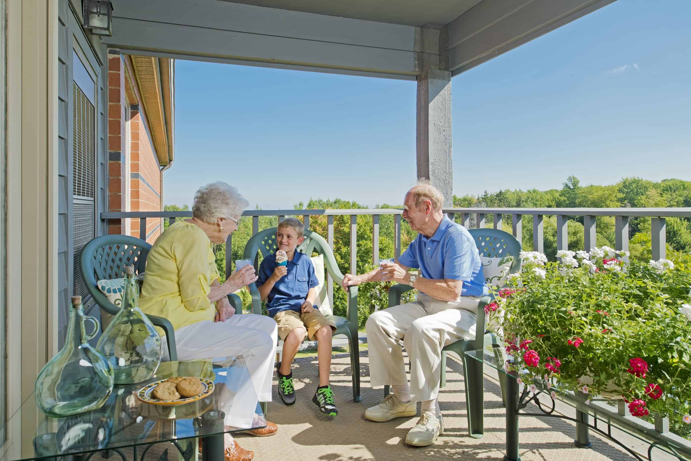 grandparents with grandson