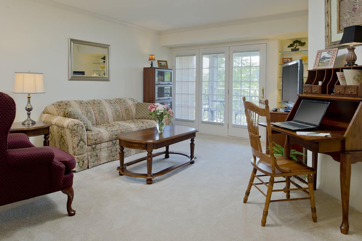 living room of apartment