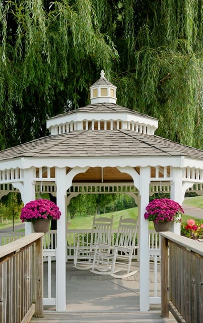 beautiful gazebo on the campus of springhill