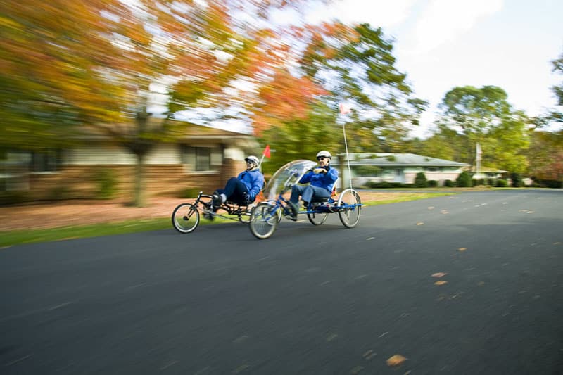 Bethany Village residents cycling