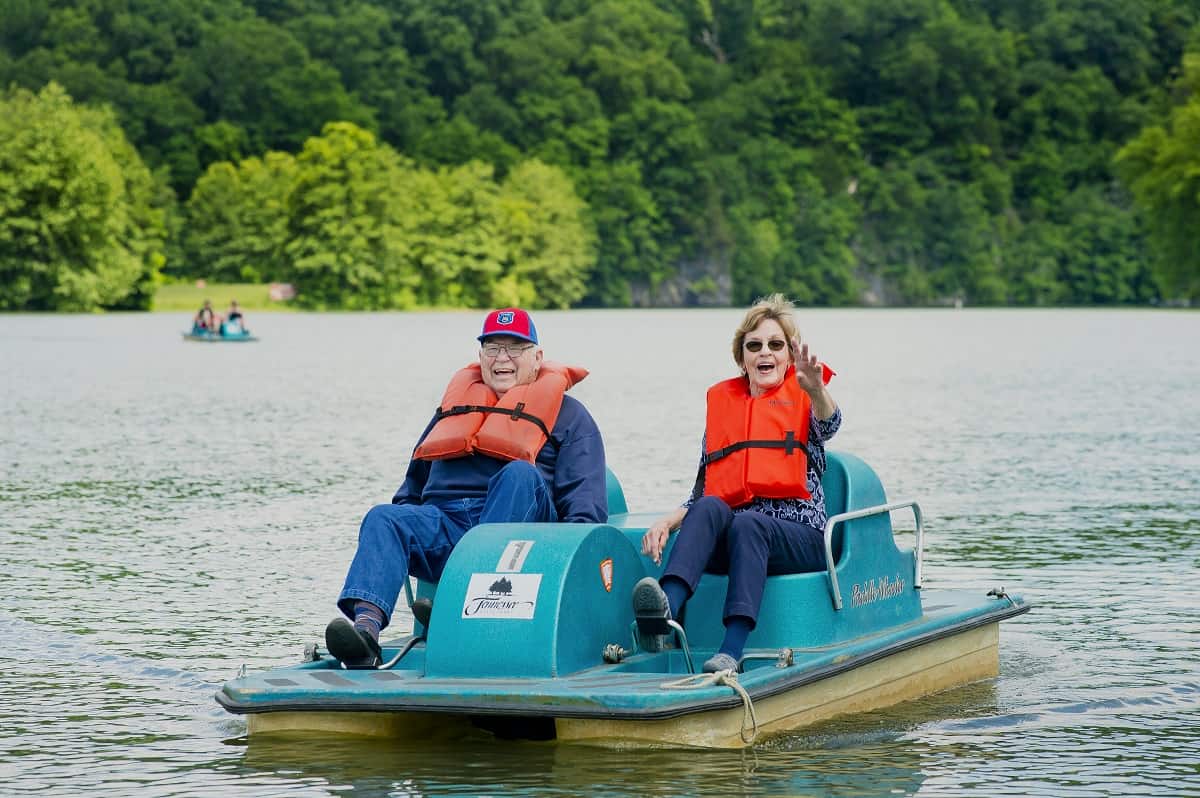 resdients enjoying warrior state park activities