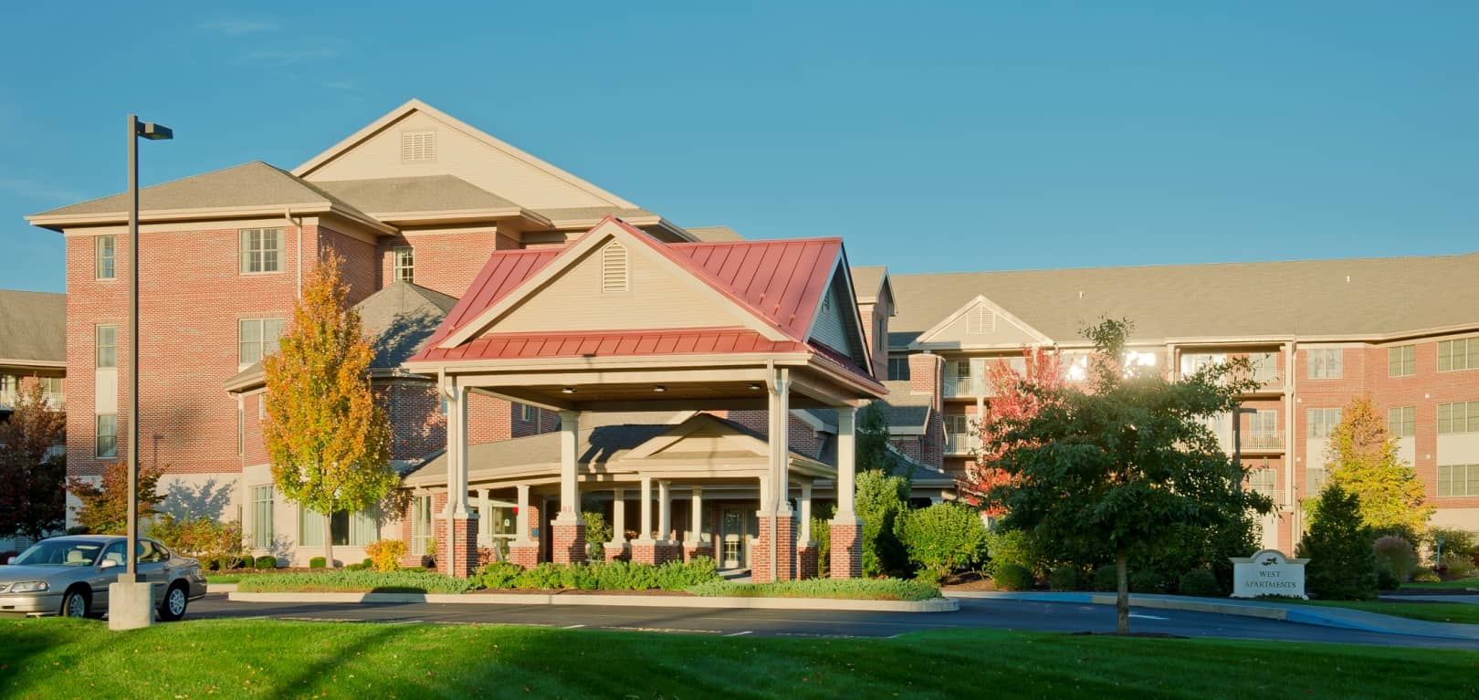 A photo of Bethany Village's front exterior.