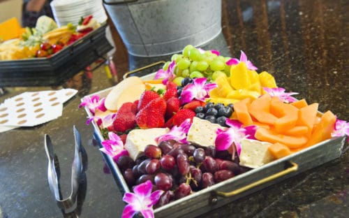 on-campus dining fruit platter