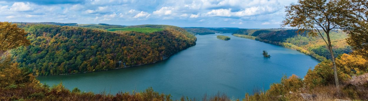 one of the many lakes near Normandie Ridge