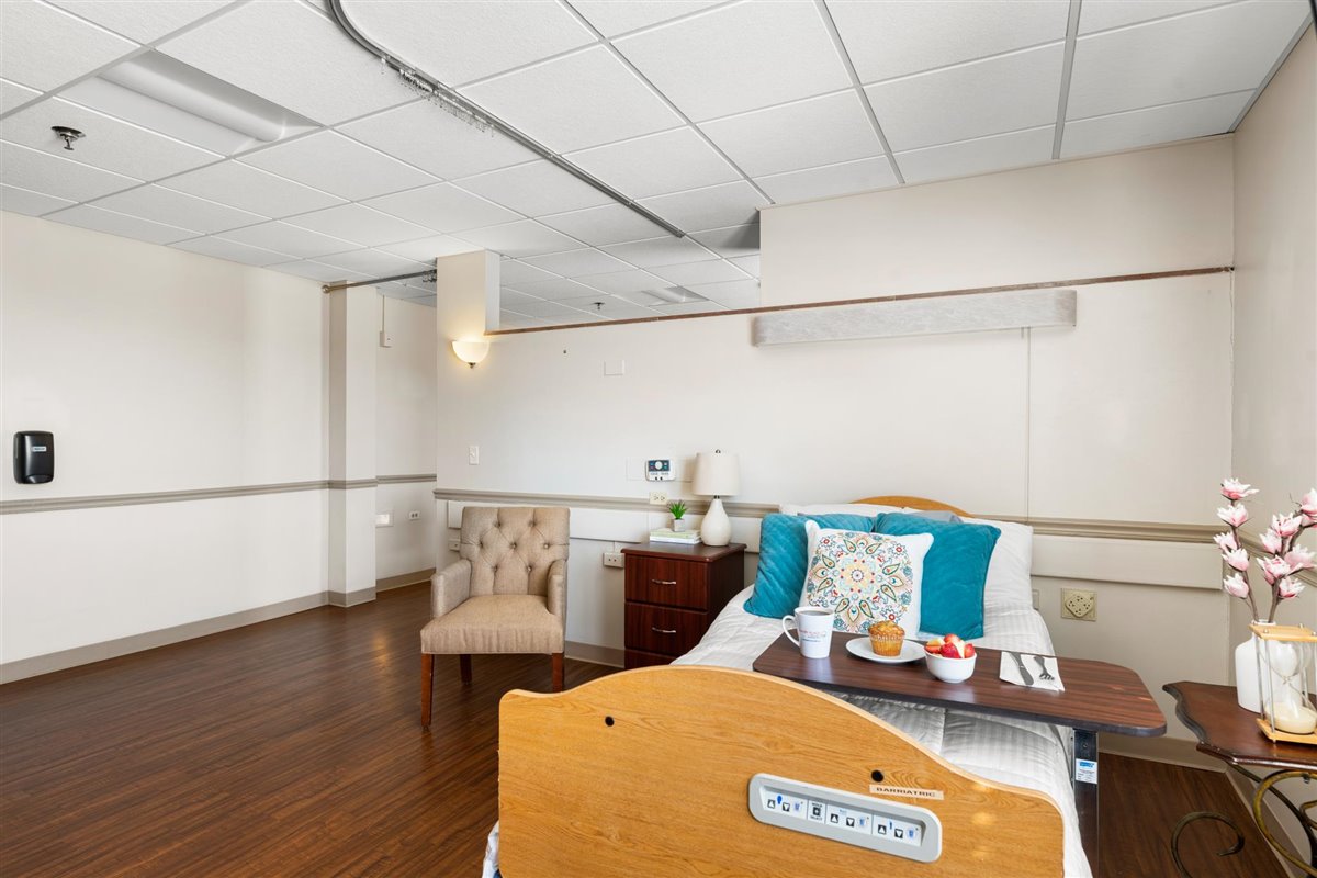 private skilled nursing suite at Asbury Place Maryville