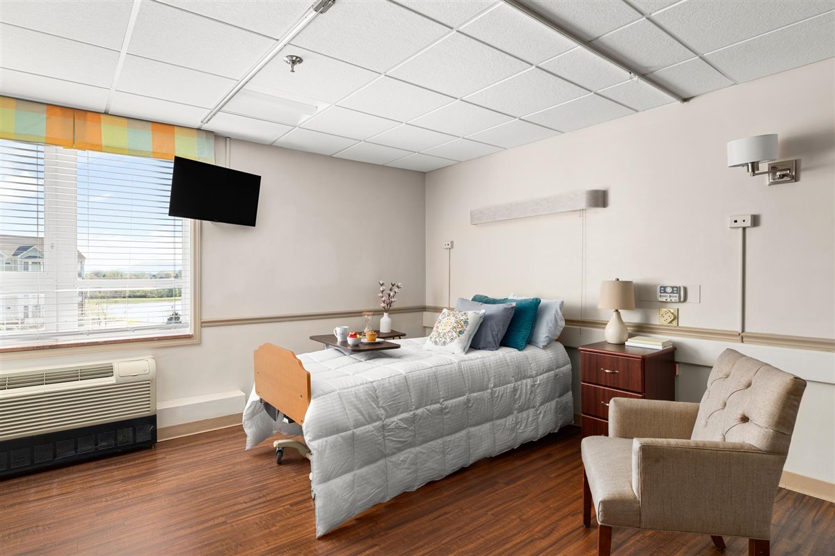 private skilled nursing suite at Asbury Place Maryville in Tennessee
