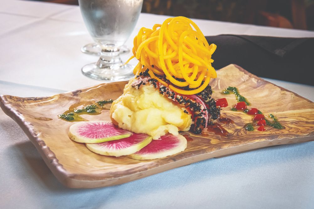 filet dinner served at ridgecrest restaurant