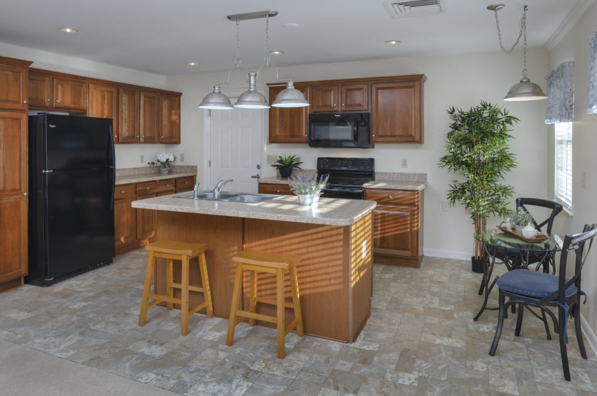 cottage eat in kitchen area