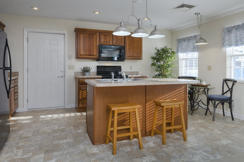 eat in kitchen area in cottage