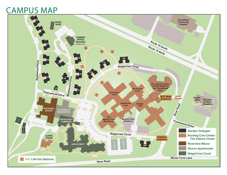 campus map of riverwood community
