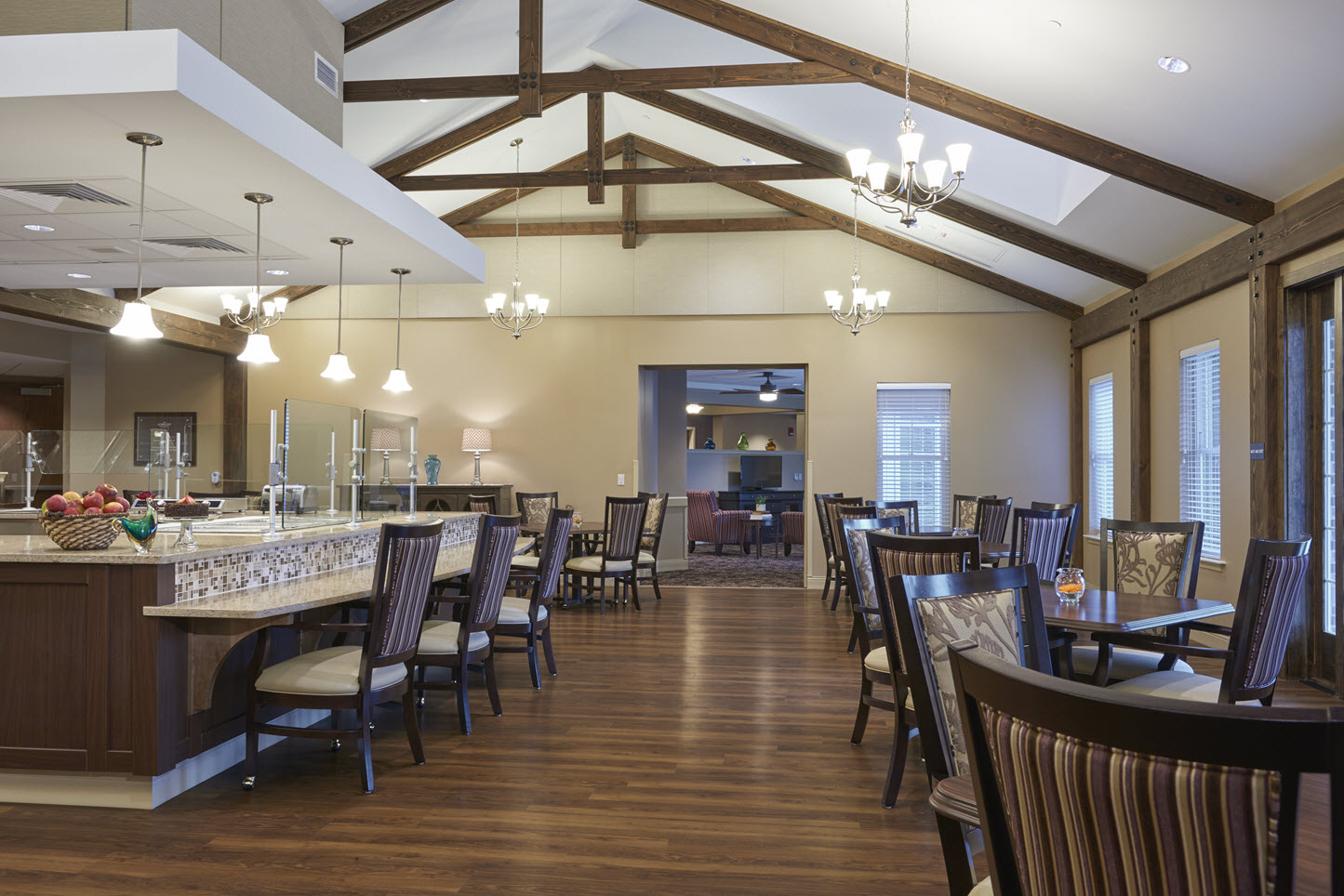 dining room at rehabilitation center