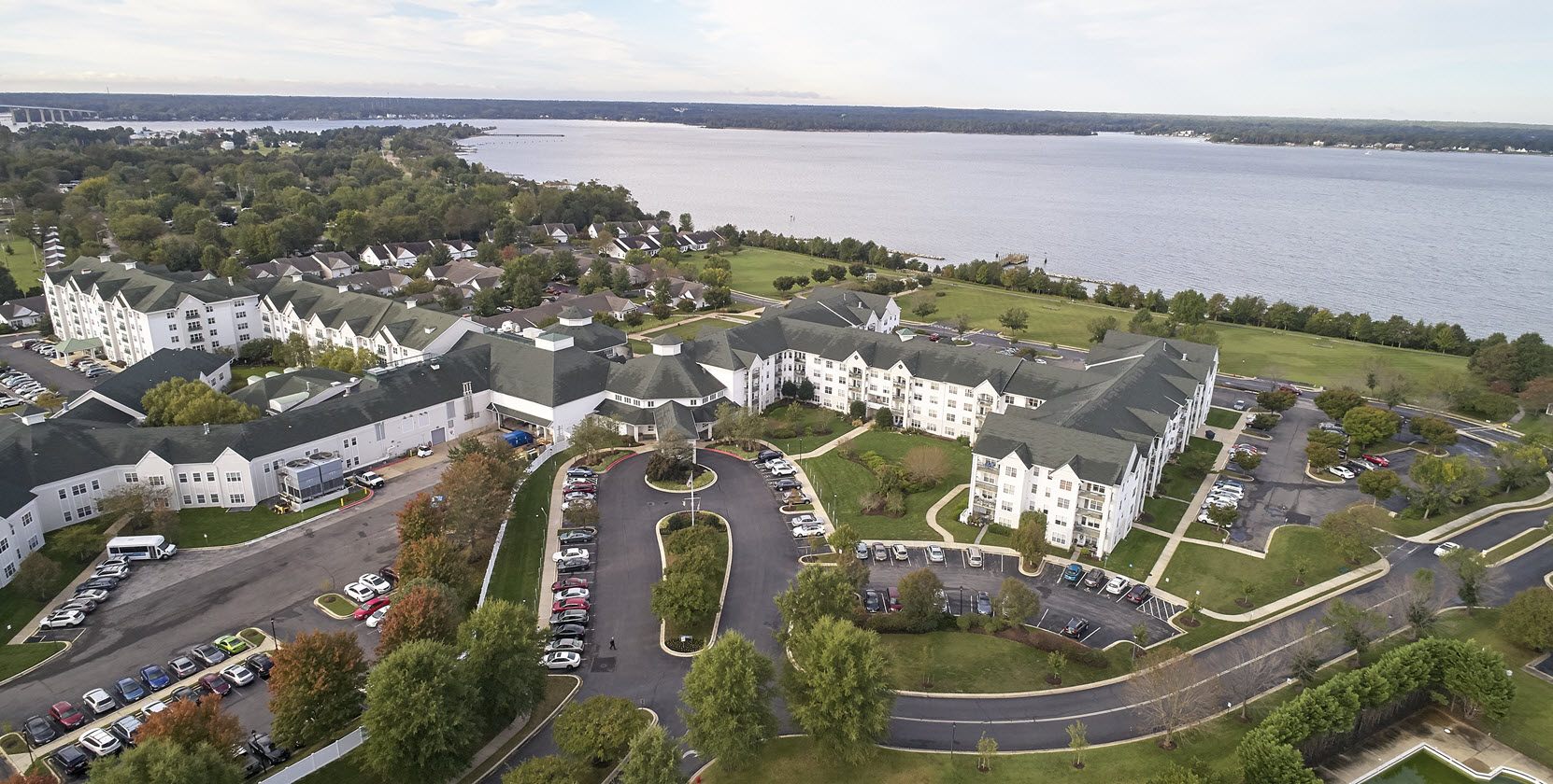 aerial view of asbury solomons