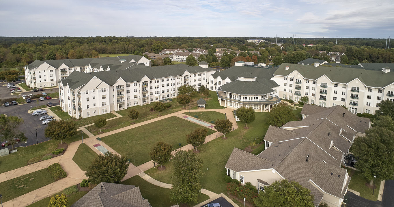 aerial view of asbury solomons