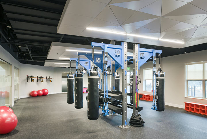 trx boxing studio in asbury wellness center