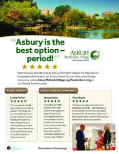 Review Guide for Residential Living Villas at Asbury Methodist Village