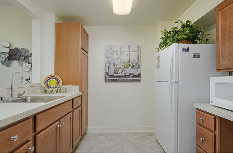 Asbury Kindley Apartment interior shot of kitchen