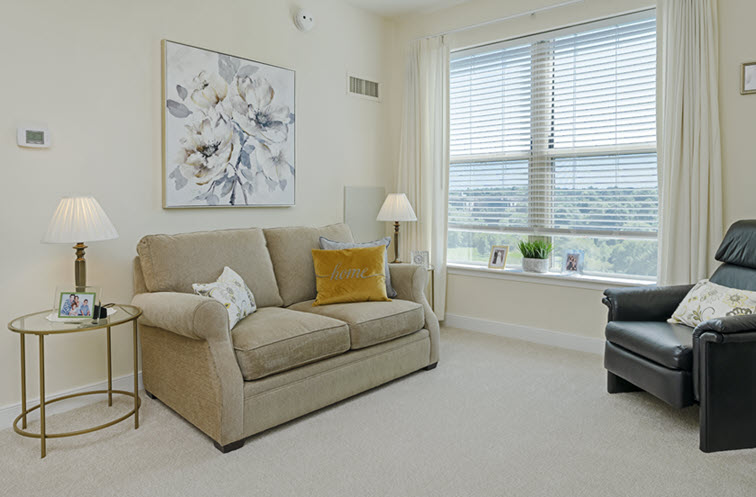 Asbury Kindley Apartment interior shot of living room