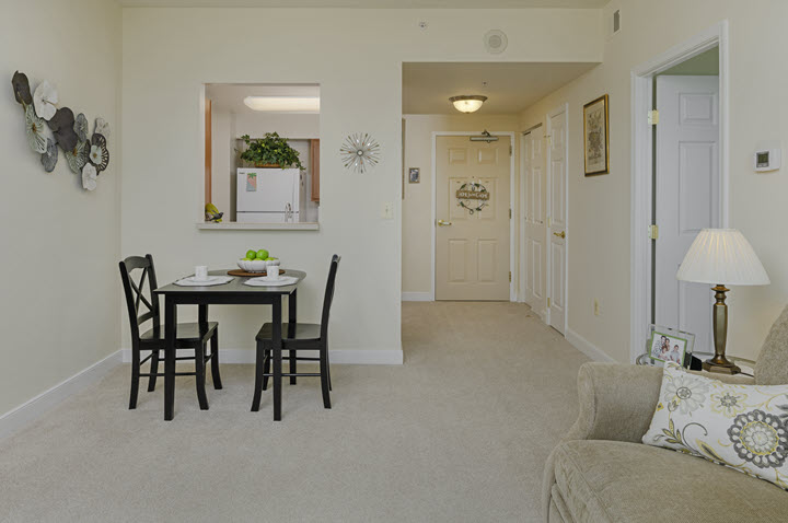 Asbury Kindley Apartment interior shot of living room