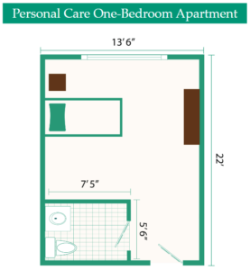 Normandie Ridge Personal Care Floor Plan