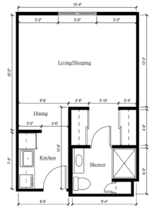 Springhill Personal Care Bayberry Left Floor Plan