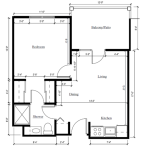 Springhill Personal Care Chestnut Right Floor Plan