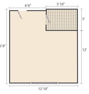 Springhill Skilled Nursing Private Room Floor Plan