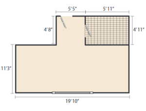 Springhill Skilled Nursing Semi Private Room Floor Plan