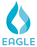 eagle logo blue