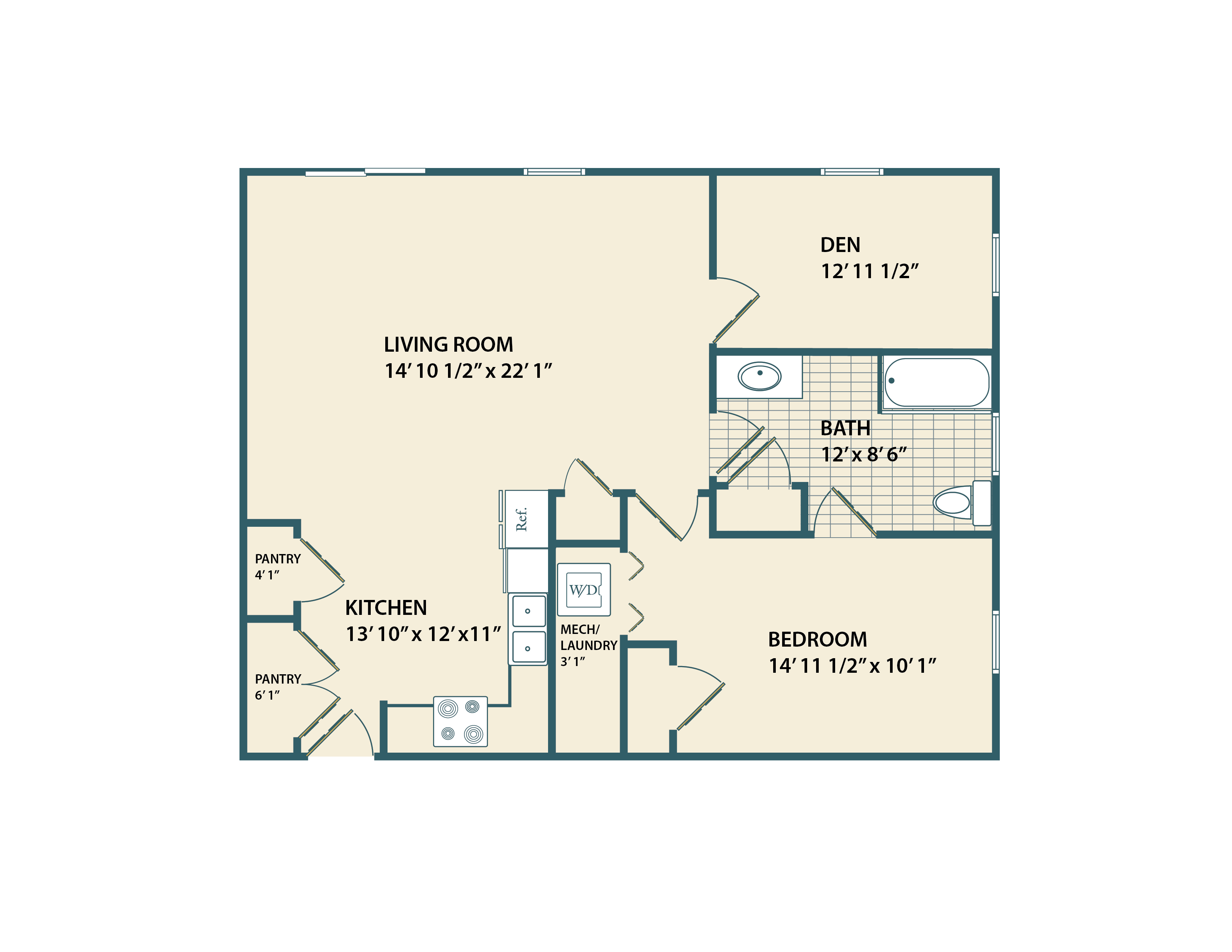 RW Spruce Cottage Floor Plan