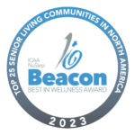 Top 25 Senior Living Communities in North America ICAA NuStep Beacon Best in Wellness Award 2023