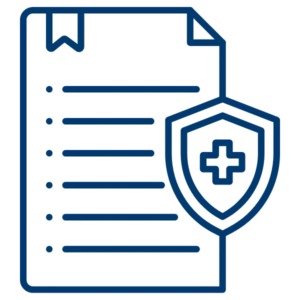 health icon paper with medical icon